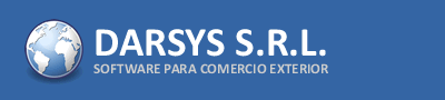 Darsys SRL, empresa argentina dedicada al desarrollo de sistemas para comercio exterior: software para despachantes de aduana, programas para gestion de importaciones y exportaciones, sistemas para agentes de carga internacional y gestion de depositos de zona franca.
